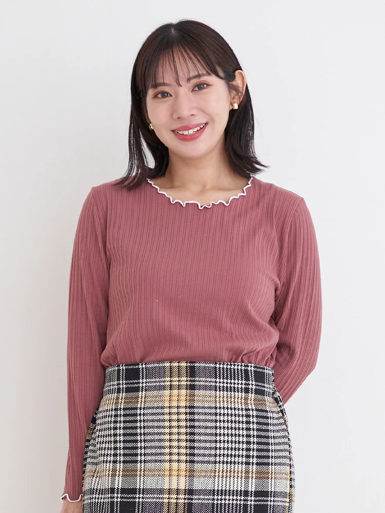 Re-J＆SUPURE(リジェイ＆スプル) |配色メローテレコトップス