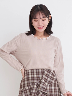 Re-J＆SUPURE(リジェイ＆スプル) |配色メローテレコトップス