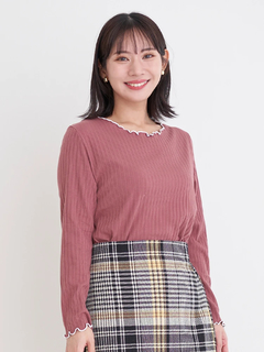 Re-J＆SUPURE(リジェイ＆スプル) |配色メローテレコトップス