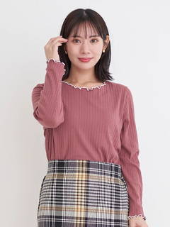 Re-J＆SUPURE(リジェイ＆スプル) |配色メローテレコトップス