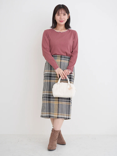 Re-J＆SUPURE(リジェイ＆スプル) |配色メローテレコトップス