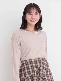 Re-J＆SUPURE(リジェイ＆スプル) |配色メローテレコトップス