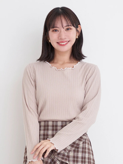 Re-J＆SUPURE(リジェイ＆スプル) |配色メローテレコトップス