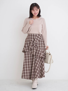 Re-J＆SUPURE(リジェイ＆スプル) |配色メローテレコトップス