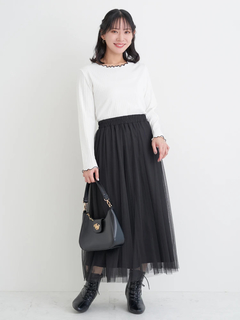 Re-J＆SUPURE(リジェイ＆スプル) |配色メローテレコトップス