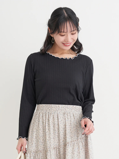 Re-J＆SUPURE(リジェイ＆スプル) |配色メローテレコトップス