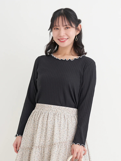 Re-J＆SUPURE(リジェイ＆スプル) |配色メローテレコトップス