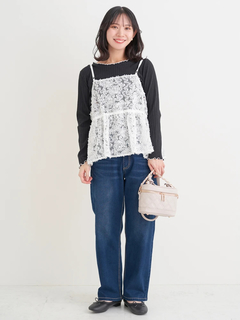 Re-J＆SUPURE(リジェイ＆スプル) |配色メローテレコトップス