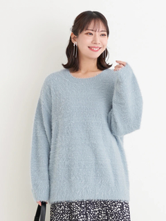 Re-J＆SUPURE(リジェイ＆スプル) |フェザーラメニットトップス