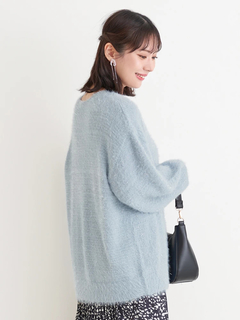 Re-J＆SUPURE(リジェイ＆スプル) |フェザーラメニットトップス