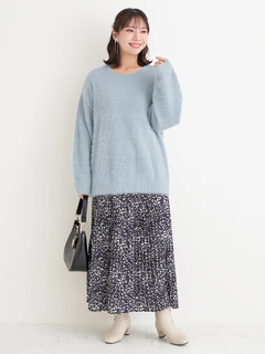 Re-J＆SUPURE(リジェイ＆スプル) |フェザーラメニットトップス