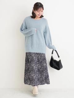 Re-J＆SUPURE(リジェイ＆スプル) |フェザーラメニットトップス