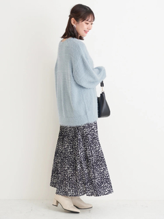 Re-J＆SUPURE(リジェイ＆スプル) |フェザーラメニットトップス