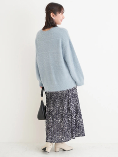 Re-J＆SUPURE(リジェイ＆スプル) |フェザーラメニットトップス