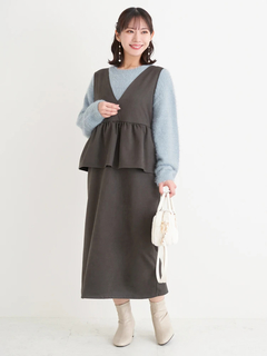 Re-J＆SUPURE(リジェイ＆スプル) |フェザーラメニットトップス