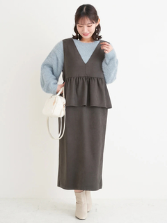 Re-J＆SUPURE(リジェイ＆スプル) |フェザーラメニットトップス