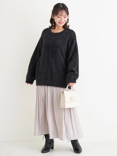 Re-J＆SUPURE(リジェイ＆スプル) |フェザーラメニットトップス