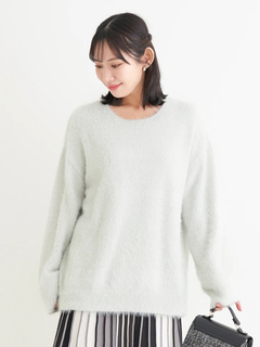 Re-J＆SUPURE(リジェイ＆スプル) |フェザーラメニットトップス