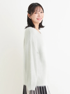 Re-J＆SUPURE(リジェイ＆スプル) |フェザーラメニットトップス