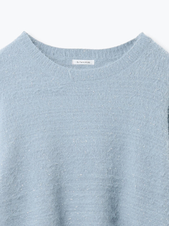 Re-J＆SUPURE(リジェイ＆スプル) |フェザーラメニットトップス