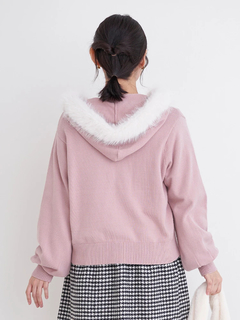 Re-J＆SUPURE(リジェイ＆スプル) |ファーフードニットZIPパーカー