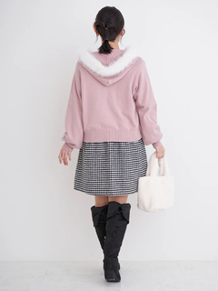 Re-J＆SUPURE(リジェイ＆スプル) |ファーフードニットZIPパーカー