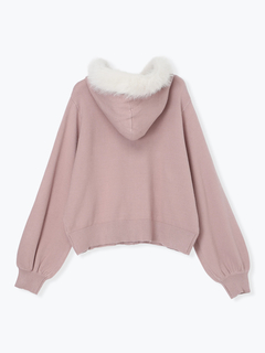 Re-J＆SUPURE(リジェイ＆スプル) |ファーフードニットZIPパーカー