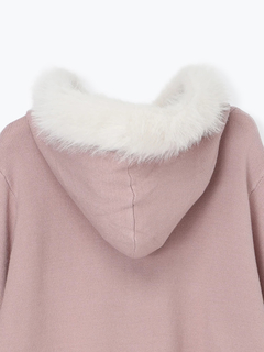 Re-J＆SUPURE(リジェイ＆スプル) |ファーフードニットZIPパーカー