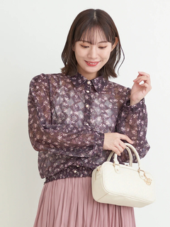 Re-J＆SUPURE(リジェイ＆スプル) |花柄プリントレースブラウス