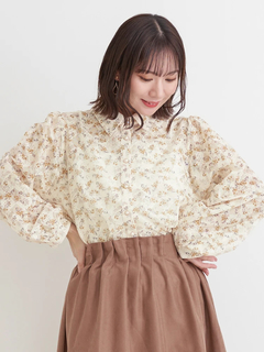 Re-J＆SUPURE(リジェイ＆スプル) |花柄プリントレースブラウス