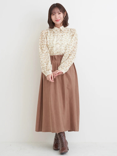 Re-J＆SUPURE(リジェイ＆スプル) |花柄プリントレースブラウス