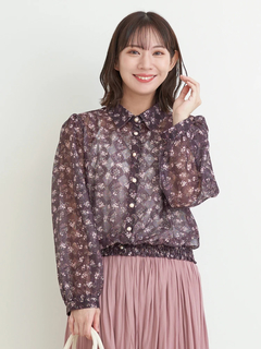 Re-J＆SUPURE(リジェイ＆スプル) |花柄プリントレースブラウス
