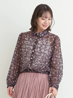 Re-J＆SUPURE(リジェイ＆スプル) |花柄プリントレースブラウス