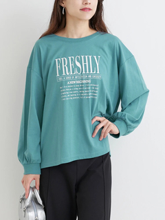 Re-J＆SUPURE(リジェイ＆スプル) |ロゴ刺繍×プリントロングTシャツ