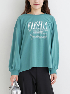 Re-J＆SUPURE(リジェイ＆スプル) |ロゴ刺繍×プリントロングTシャツ