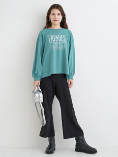 Re-J＆SUPURE(リジェイ＆スプル) |ロゴ刺繍×プリントロングTシャツ