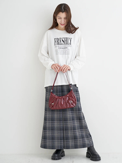 Re-J＆SUPURE(リジェイ＆スプル) |ロゴ刺繍×プリントロングTシャツ