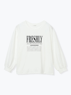 Re-J＆SUPURE(リジェイ＆スプル) |ロゴ刺繍×プリントロングTシャツ