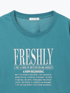 Re-J＆SUPURE(リジェイ＆スプル) |ロゴ刺繍×プリントロングTシャツ