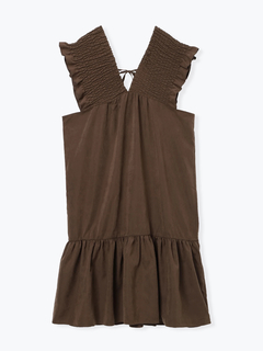 Re-J＆SUPURE(リジェイ＆スプル) |ピーチ起毛シャーリングワンピース