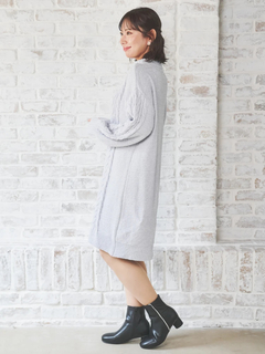 Re-J＆SUPURE(リジェイ＆スプル) |モールラメ装飾ニットワンピース