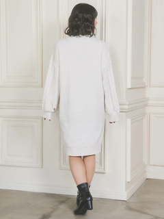 Re-J＆SUPURE(リジェイ＆スプル) |モールラメ装飾ニットワンピース