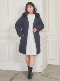 Re-J＆SUPURE(リジェイ＆スプル) |モールラメ装飾ニットワンピース