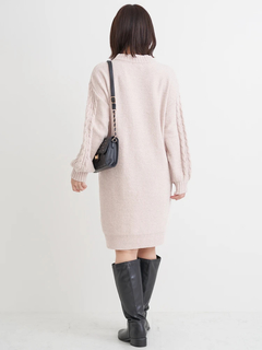 Re-J＆SUPURE(リジェイ＆スプル) |モールラメ装飾ニットワンピース