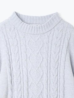 Re-J＆SUPURE(リジェイ＆スプル) |モールラメ装飾ニットワンピース