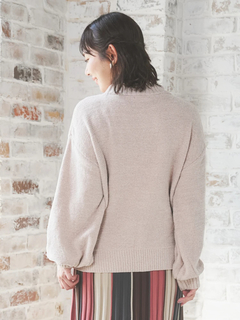 Re-J＆SUPURE(リジェイ＆スプル) |モールラメ装飾ニットプルオーバー