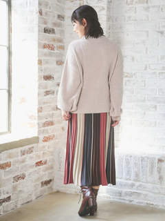 Re-J＆SUPURE(リジェイ＆スプル) |モールラメ装飾ニットプルオーバー