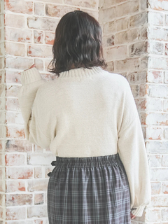 Re-J＆SUPURE(リジェイ＆スプル) |モールラメ装飾ニットプルオーバー