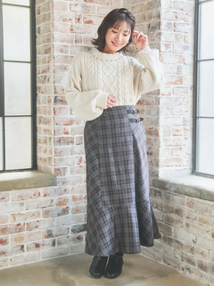 Re-J＆SUPURE(リジェイ＆スプル) |モールラメ装飾ニットプルオーバー