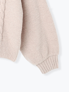 Re-J＆SUPURE(リジェイ＆スプル) |モールラメ装飾ニットプルオーバー